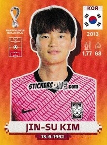 Cromo Jin-su Kim - FIFA World Cup Qatar 2022. International Edition - Panini