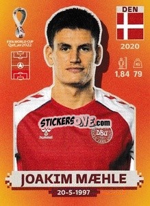 Sticker Joakim Mæhle - FIFA World Cup Qatar 2022. International Edition - Panini