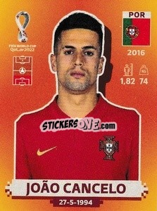 Sticker João Cancelo - FIFA World Cup Qatar 2022. International Edition - Panini