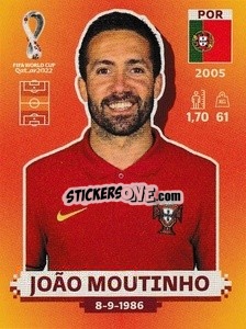Figurina João Moutinho - FIFA World Cup Qatar 2022. International Edition - Panini
