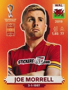 Figurina Joe Morrell - FIFA World Cup Qatar 2022. International Edition - Panini