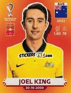 Cromo Joel King - FIFA World Cup Qatar 2022. International Edition - Panini