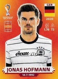 Sticker Jonas Hofmann - FIFA World Cup Qatar 2022. International Edition - Panini