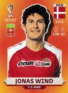 Sticker Jonas Wind - FIFA World Cup Qatar 2022. International Edition - Panini
