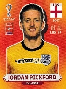Sticker Jordan Pickford - FIFA World Cup Qatar 2022. International Edition - Panini