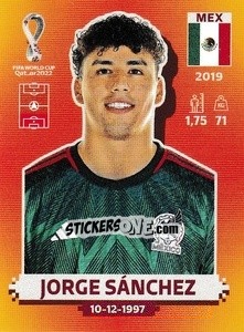 Figurina Jorge Sánchez - FIFA World Cup Qatar 2022. International Edition - Panini