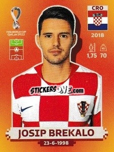 Sticker Josip Brekalo - FIFA World Cup Qatar 2022. International Edition - Panini