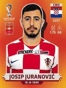 Sticker Josip Juranović - FIFA World Cup Qatar 2022. International Edition - Panini