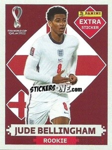 Figurina Jude Bellingham (England) - FIFA World Cup Qatar 2022. International Edition - Panini