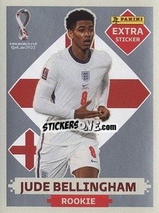 Figurina Jude Bellingham (England) - FIFA World Cup Qatar 2022. International Edition - Panini