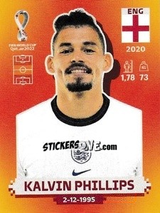Figurina Kalvin Phillips - FIFA World Cup Qatar 2022. International Edition - Panini
