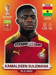 Sticker Kamaldeen Sulemana - FIFA World Cup Qatar 2022. International Edition - Panini