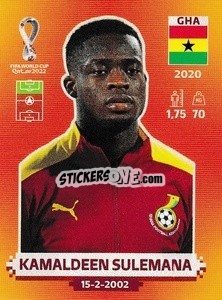 Cromo Kamaldeen Sulemana - FIFA World Cup Qatar 2022. International Edition - Panini