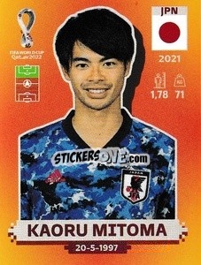 Sticker Kaoru Mitoma - FIFA World Cup Qatar 2022. International Edition - Panini