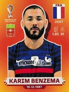 Cromo Karim Benzema