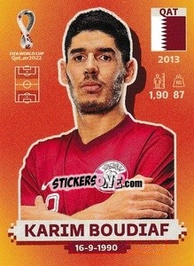 Figurina Karim Boudiaf - FIFA World Cup Qatar 2022. International Edition - Panini