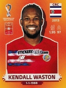 Figurina Kendall Waston - FIFA World Cup Qatar 2022. International Edition - Panini