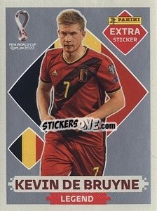 Figurina Kevin De Bruyne (Belgium) - FIFA World Cup Qatar 2022. International Edition - Panini
