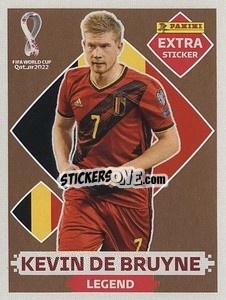 Cromo Kevin De Bruyne (Belgium) - FIFA World Cup Qatar 2022. International Edition - Panini