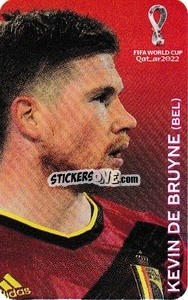 Sticker Kevin De Bruyne (Belgium) - FIFA World Cup Qatar 2022. International Edition - Panini