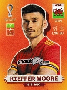 Sticker Kieffer Moore - FIFA World Cup Qatar 2022. International Edition - Panini