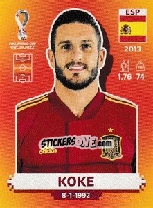 Sticker Koke - FIFA World Cup Qatar 2022. International Edition - Panini