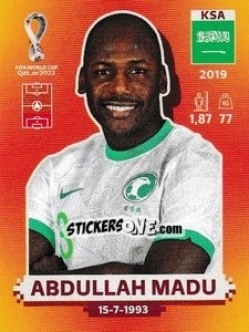 Sticker KSA11 Abdullah Madu