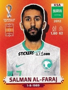 Sticker KSA12 Salman Al-Faraj