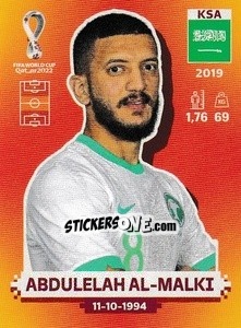Cromo KSA13 Abdulelah Al-Malki - FIFA World Cup Qatar 2022. International Edition - Panini