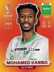 Sticker KSA16 Mohamed Kanno