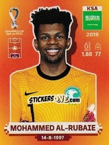 Sticker KSA4 Mohammed Al-Rubaie - FIFA World Cup Qatar 2022. International Edition - Panini