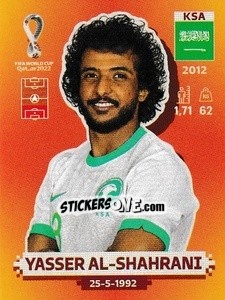 Sticker KSA9 Yasser Al-Shahrani