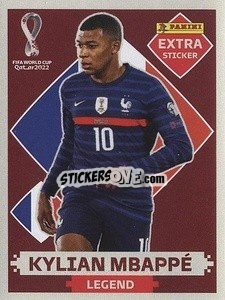 Sticker Kylian Mbappé (France) - FIFA World Cup Qatar 2022. International Edition - Panini
