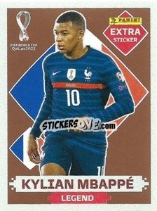 Cromo Kylian Mbappé (France) - FIFA World Cup Qatar 2022. International Edition - Panini