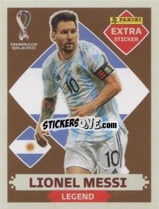 Sticker Lionel Messi (Argentina) - FIFA World Cup Qatar 2022. International Edition - Panini