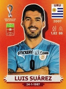Sticker Luis Suárez - FIFA World Cup Qatar 2022. International Edition - Panini