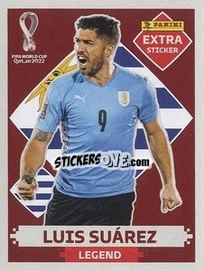 Cromo Luis Suárez (Uruguay) - FIFA World Cup Qatar 2022. International Edition - Panini