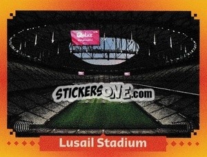 Cromo Lusail Stadium indoor - FIFA World Cup Qatar 2022. International Edition - Panini