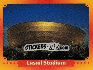 Cromo Lusail Stadium outdoor - FIFA World Cup Qatar 2022. International Edition - Panini