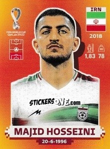 Sticker Majid Hosseini - FIFA World Cup Qatar 2022. International Edition - Panini