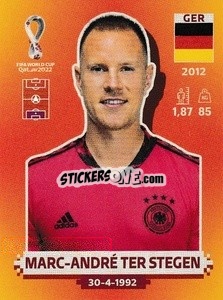 Sticker Marc-André ter Stegen - FIFA World Cup Qatar 2022. International Edition - Panini
