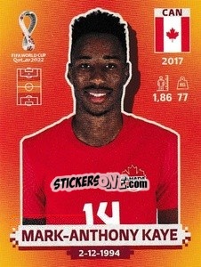 Cromo Mark-Anthony Kaye