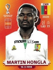 Figurina Martin Hongla - FIFA World Cup Qatar 2022. International Edition - Panini