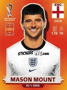 Cromo Mason Mount - FIFA World Cup Qatar 2022. International Edition - Panini