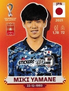 Sticker Miki Yamane - FIFA World Cup Qatar 2022. International Edition - Panini