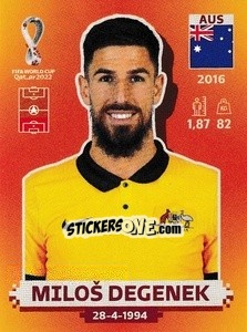 Sticker Miloš Degenek - FIFA World Cup Qatar 2022. International Edition - Panini