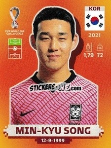 Cromo Min-kyu Song - FIFA World Cup Qatar 2022. International Edition - Panini