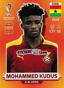 Figurina Mohammed Kudus - FIFA World Cup Qatar 2022. International Edition - Panini