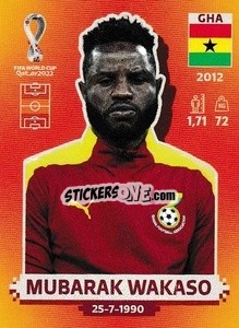 Sticker Mubarak Wakaso - FIFA World Cup Qatar 2022. International Edition - Panini