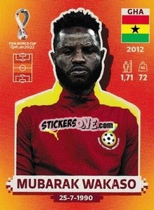 Figurina Mubarak Wakaso - FIFA World Cup Qatar 2022. International Edition - Panini